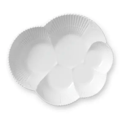 Talíř White Elements, 19 cm - Royal Copenhagen