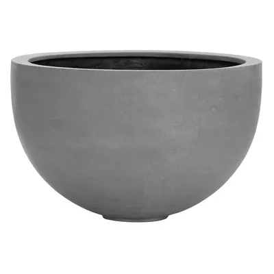 Květináč Bowl, barva šedá, více velikostí - PotteryPots Velikost: L - v. 38 cm, ⌀ 60 cm