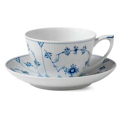 Šálek & podšálek Blue Fluted Plain, 28 cl - Royal Copenhagen