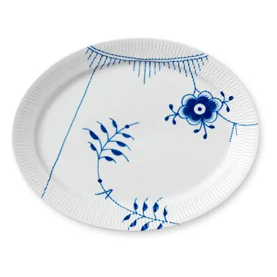 Oválný talíř Blue Mega, 34 cm - Royal Copenhagen