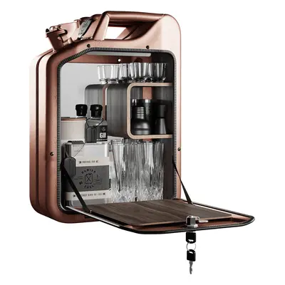 Minibar / kanistr - Bar Cabinet, Copper, 6 variant - Danish Fuel Varianta: Walnut