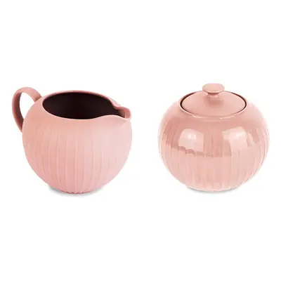 Porcelánový set cukřenky a mléčenky, růžový - WD Lifestyle