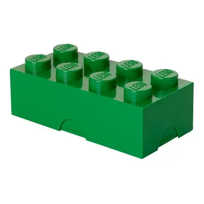 Box na svačinu 10 x 20 x 7,5 cm, více variant - LEGO Barva: tmavě zelená