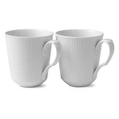 Hrnek White Fluted, 37 cl, 2 ks - Royal Copenhagen