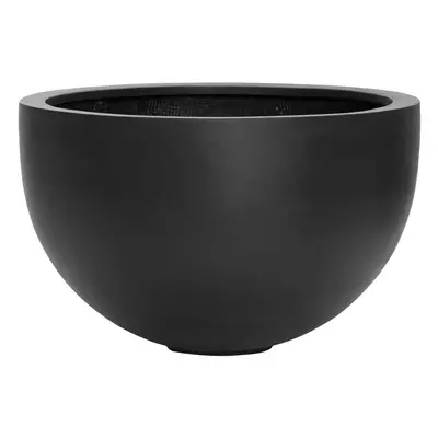 Květináč Bowl, barva černá, více velikostí - PotteryPots Velikost: L - v. 38 cm, ⌀ 60 cm