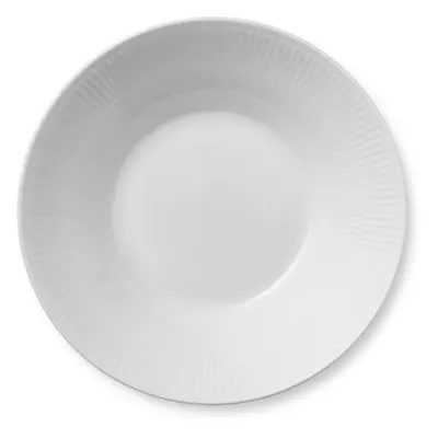 Hluboký talíř White Fluted, 24 cm - Royal Copenhagen