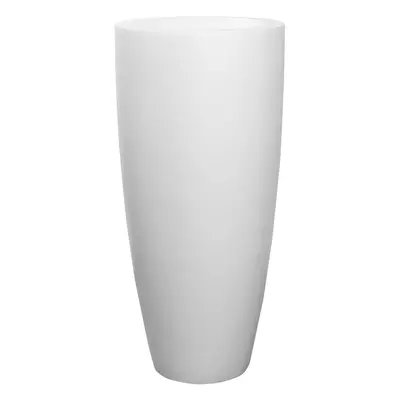 Květináč Dax, barva matná bílá, více velikostí - PotteryPots Velikost: XL - v. 100 cm, ⌀ 47 cm