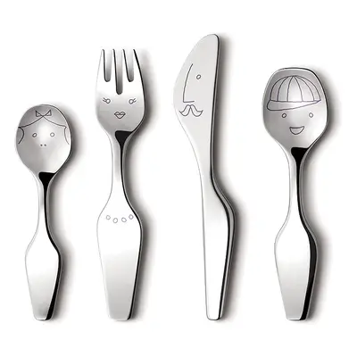 Dětský příbor Twist family, 4 ks - Georg Jensen