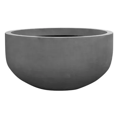 Květináč City bowl, barva šedá, více velikostí - PotteryPots Velikost: S - v. 50 cm, ⌀ 92 cm