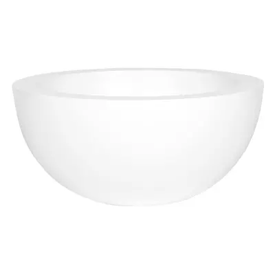 Květináč Vic Bowl, barva matná bílá, více velikostí - PotteryPots Velikost: S - v. 18 cm, ⌀ 38.5