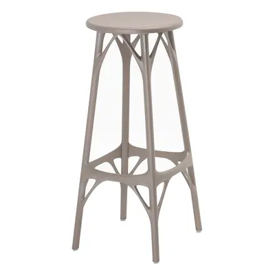 Barová židle A.I. STOOL LIGHT, v. 75 cm, více barev - Kartell Barva: šedá