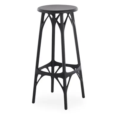 Barová židle A.I. STOOL LIGHT, v. 75 cm, více barev - Kartell Barva: černá