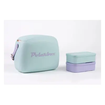 Chladicí box POP Summer style, 6 l, nebesky modrá/fialová - Polarbox