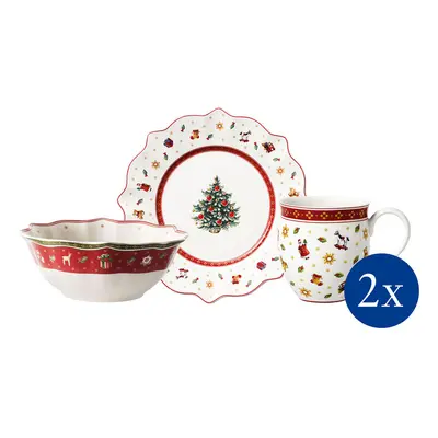 Vánoční snídaňový set pro 2 Toy's Delight, 6ks - Villeroy & Boch