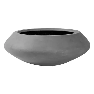 Květináč Tara, barva šedá, více velikostí - PotteryPots Velikost: S - v. 15.5 cm, ⌀ 40 cm