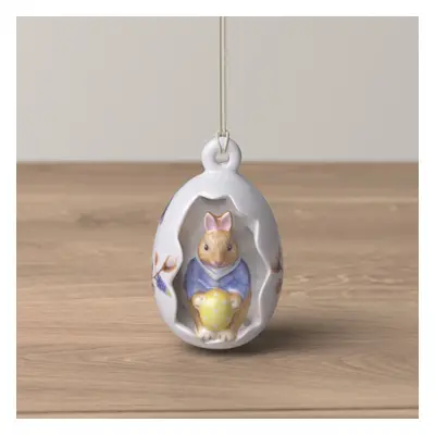 Velikonoční ozdoba Max, modré květy, kolekce Bunny Tales - Villeroy & Boch