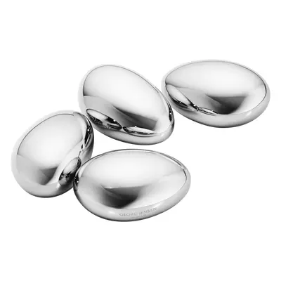 Nerezové ledové kostky SKY, set 4ks - Georg Jensen