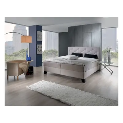 Boxspring Diva Nožičky: D - moření stříbrné, Rozměr: 180 x 200 cm, varianta nožiček: noha 5