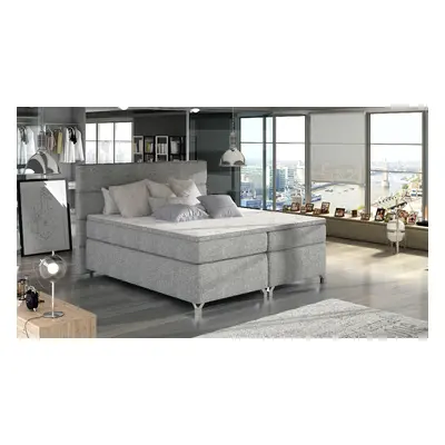 Boxspring Amadeo Rozměr: 180 x 200 cm, látka: Sawana 21, Varianta: S LED osvětlení