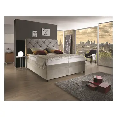 Boxspring Palladio Rozměr: 180 x 200 cm, Matrace: Continental - tvrdost 4, Rošt: Rošt lamelový b