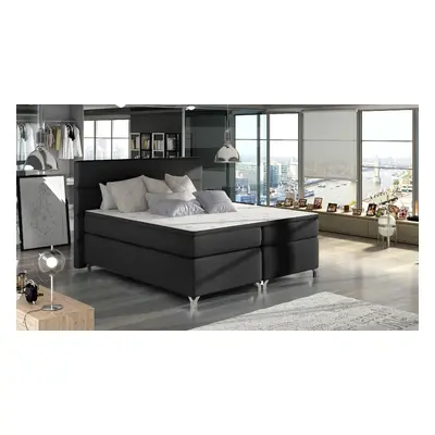 Boxspring Amadeo Rozměr: 160 x 200 cm, látka: Soft 11, Varianta: Bez LED osvětlení