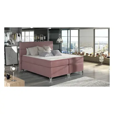 Boxspring Amadeo Rozměr: 180 x 200 cm, látka: MatVelvet 63, Varianta: Bez LED osvětlení