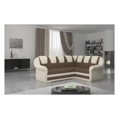 Sedací souprava Lord II Provedení: Levá varianta, látka: Soft 15 brown/ Soft 33 beige