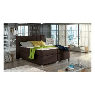 Boxspring Basilio Rozměr: 160 x 200 cm, látka: Soft 66, Varianta: S LED osvětlení