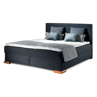 Boxspring Coralo Nožičky: A - přírodní barva, Rozměr: 160 x 200 cm, varianta nožiček: noha 3