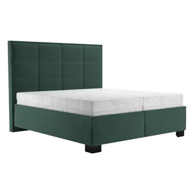 Postel Sabrina Matrace: Matrace Ivana de Luxe, látka: Tiffany 10 Dark Green