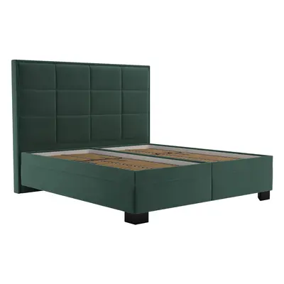 Postel Sabrina Matrace: Bez matrace, látka: Tiffany 10 Dark Green