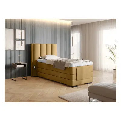 Boxspring Veros 90 Rozměr: 90 x 200 cm, látka: Nube 45