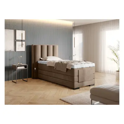 Boxspring Veros 90 Rozměr: 90 x 200 cm, látka: Nube 20