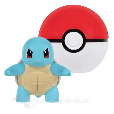 Pokémon Clip and Go Poké Ball - figurka Squirtle