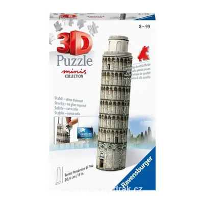 3D Puzzle Šikmá věž v Pise Mini - 54 dílků