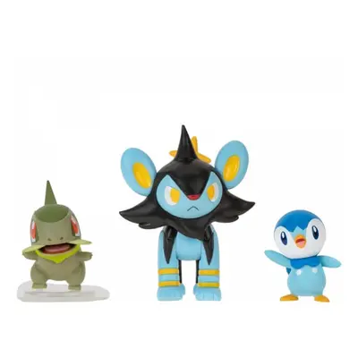 Pokémon akční figurky Axew, Luxio, Piplup 5 - 8 cm