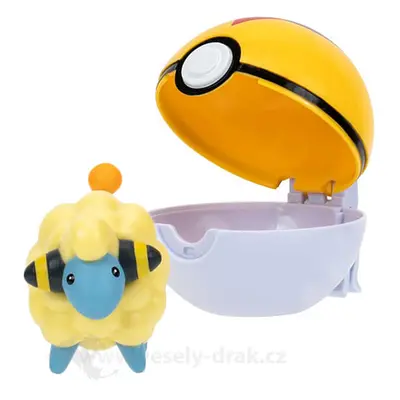 Pokémon Clip and Go Level Ball - figurka Mareep