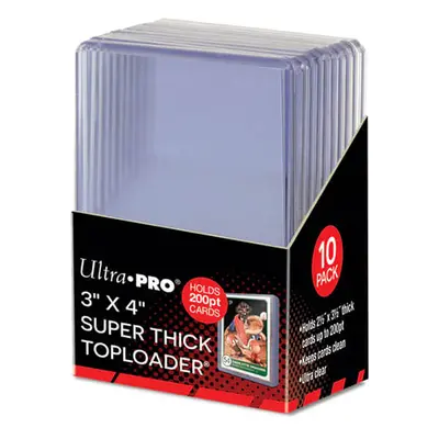 Toploader Ultra Pro 3x4 Super Thick 200PT Toploaders - 10 ks