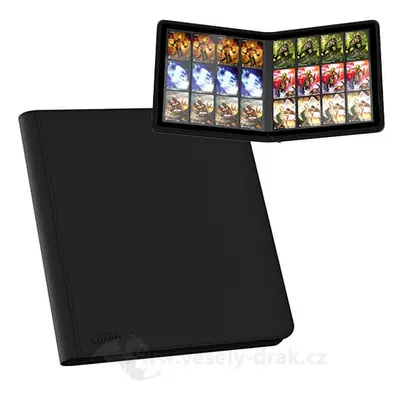 Album Ultimate Guard 12-Pocket QuadRow ZipFolio XenoSkin Black