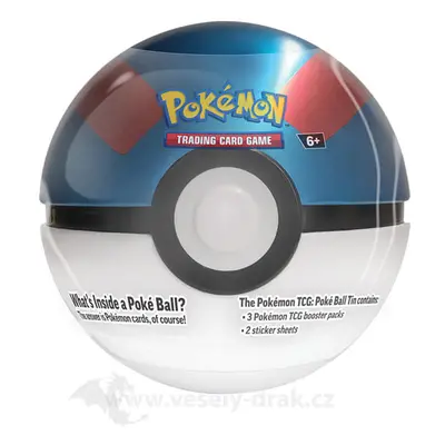 Pokémon plechovka Pokéball Tin 2023 - Great Ball