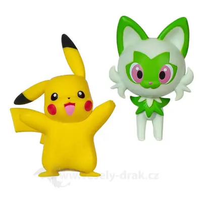 Pokémon akční figurky Pikachu a Sprigatito 5 cm