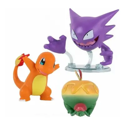 Pokémon akční figurky Appletun, Haunter a Charmander 5 - 8 cm