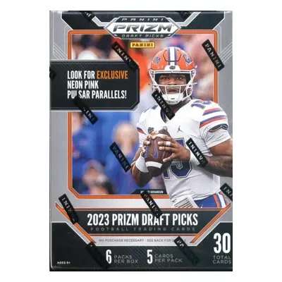 2023 Panini Prizm Draft Picks NFL Football Blaster Box - Neon Pink Pulsar Parallels