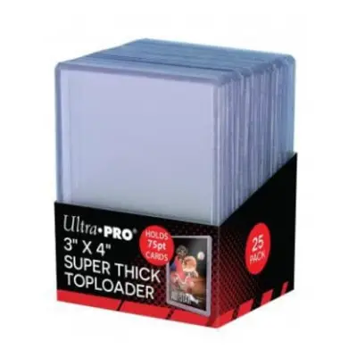 Toploader Ultra Pro 3x4 Super Thick 75PT Toploaders - 25 ks