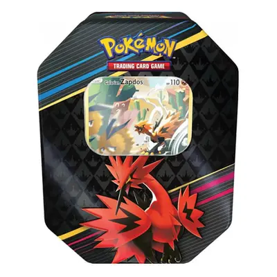 Pokémon Crown Zenith Tin - Galarian Zapdos (4x Booster)