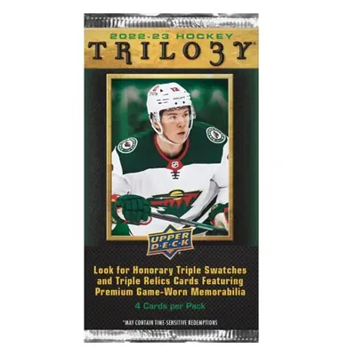 2022-2023 NHL Upper Deck Trilogy balíček - hokejové karty