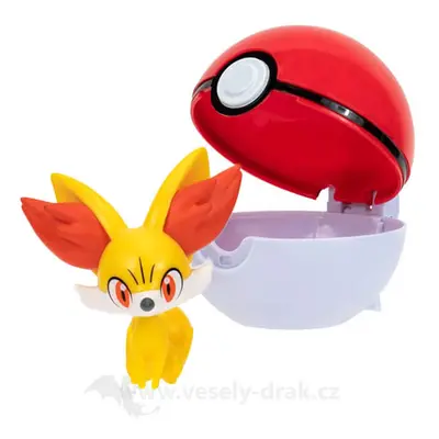 Pokémon Clip and Go Poké Ball - figurka Fennekin