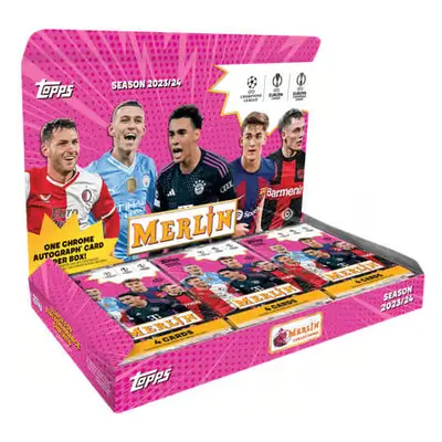 2023-2024 Topps UEFA Champions League Merlin Chrome Hobby Box