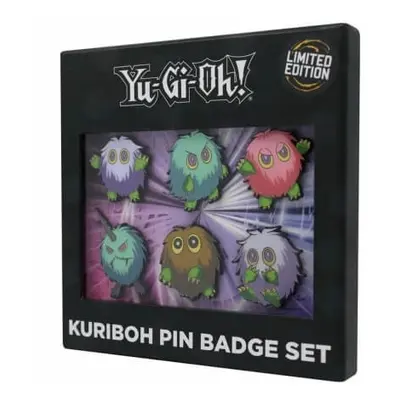 Yu-Gi-Oh Set of 6 Limited Edition Kuriboh Pin Badges - sada odznaků