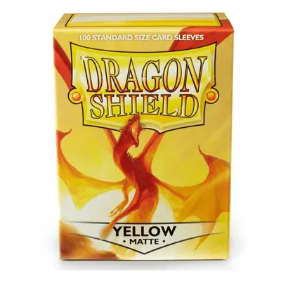 Obaly na karty Dragon Shield Protector - Matte Yellow - 100 ks